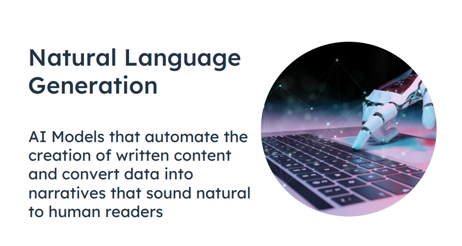 Natural Language
Generation