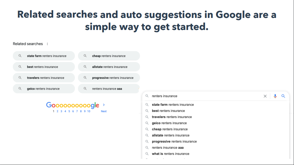 Keyword research tools